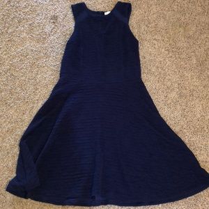 Navy sleeveless dress